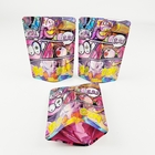 3.5g Stand Up Zipper Pouch Mylar Bags Hologram Aluminum With Child Proof Zipper