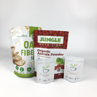 Custom Label Packaging Mylar Pouches Oatmeal Heat Seal Laminated Pouches Zipper Doypacks
