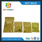 Gold Shinny Mini Foil Pouch Packaging / Hermetically Sealed Aluminium k Bags