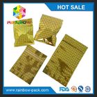 Gold Shinny Mini Foil Pouch Packaging / Hermetically Sealed Aluminium k Bags