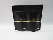 Matte Finish Plastic Pouches Packaging Customized Coffee Bean Packaging Bag