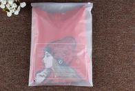 Resealable EVA Cosmetic Cloth Plastic Pouches Packaging With k Slider