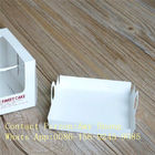 Gift 350g White Display Paper Box For Chocolate Packaging With Window