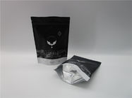 Custom printed water-proof empty whey protein isolate stand up zip lock foil bags