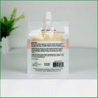 Liquid stand up pouch with spout / spout pouch packaging for gel masque / shampoo liquid spout pouch