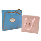 White Kraft Paper Shopping Clothing Cosmetic Perfume Gift Bag Luxury Handle Custom Logo Printed Paper Bag for Clothes
