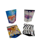 Mylar Bag For Chocolate Bean Sugar Delicious Food Coffee Doypack Stand up Pouch With Hang Hole