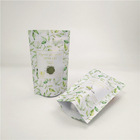 Custom printed food grade stand up zip lock packaging pouch biodegradable kraft paper bags
