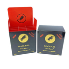 Hot Selling Empty Black Bull Honey Plastic Packaging Bag With Display Box Mylar Bag Honey Liquid Sachet Packaging