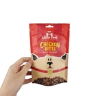 Custom Printed Flat Bottom Snack Pouhes with Matte Surface for Food Packaging Bag