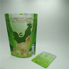 Resealable Plastic Pouches Packaging , Zipper Pet Food Bag For Animal Supplement