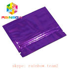 colorful 3 side sealed flat mini mylar foil bags 1g hemp tea / flower leaft packaging sachet