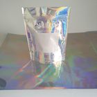 3 Side Sealed Holographic Mylar k Bags for Powder Body Scrub Products