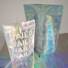 Zip Lock Plastic Pouches Packaging / Holographic Mylar Plastic Bag Laser Printed