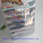 Silver Stand Up Bag Holographic Small k Seal Sachet food pouch packaging