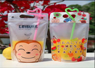 100ml / 200ml  Transparent Stand Up Pouches Full Color Printing With Zipper