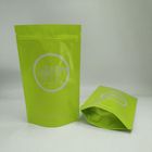 Stand Up Plastic Zipper Bags Bright Colors Customized Thickness For Tea
