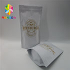 Laminated Aluminum Foil Plastic Pouches Packaging , Heat Sealed Stand Up Bags With Valve