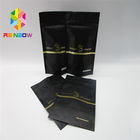 Stand Up Plastic Pouches Packaging Coffee Bag With Zipper And Valve