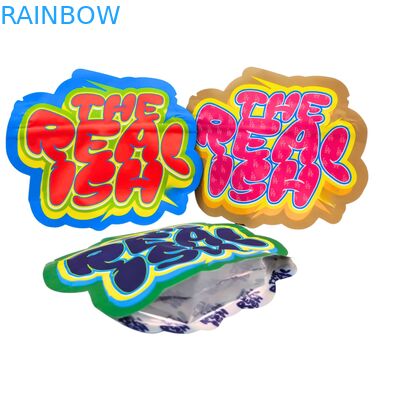 3.5g 7g 14g Ziplock Mylar Bag Edible Child-Proof Aluminum Foil  for Cookies Gummy