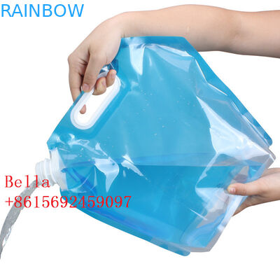 4L / 5L Spout Pouch Packaging High Barrier Moisture Proof With Big Cap Handle