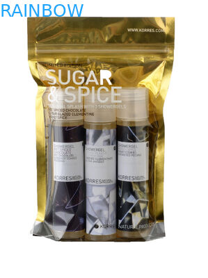 Pantone OPP / AL / PE Cosmetic Packaging Bag For Cosmetic Tool, Makeup Fluid