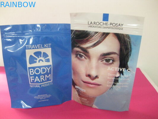 Oil - Resistance OPP / AL / PE Cosmetic Packaging Bag For Cosmetic Package