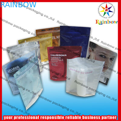 Water - Proof CMYK, Pantone Cosmetic Packaging Bag For Eyes Mask, Cosmetic Tool