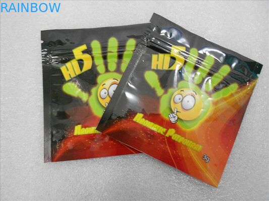 Water - Proof PET + VMPET + PE Herbal Incense Packaging Bags