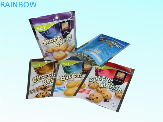 Flat / Stand up Foil Bag Packaging PPET / AL / PE for Snack Packaging