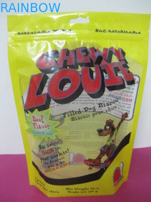 Customized Flat / Stand up Foil Bag Packaging PPET / AL / PE Mylar with Zip Lock