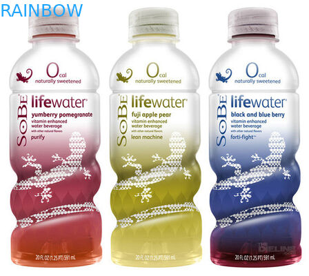 PVC Shrink Sleeve Labels CMRK / Pantone Printing For Fruit Juice