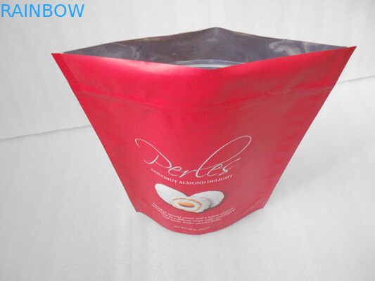 Red Printed Non - leakage Metalized Aluminum Foil Pouch Packaging