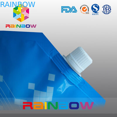 3L Water proof Transparent or Printing Stand up Spout Pouch Liquid bottle Bag