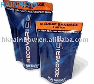 Side Seal Stand up Snack Plastic Bag Packaging with Zipper for Rice