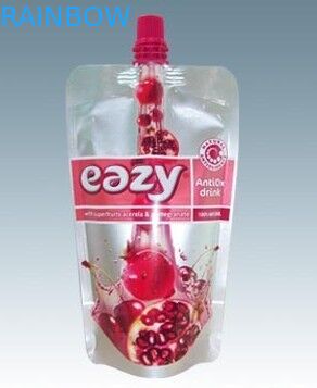PET / AL / NY / PE Plastic Bag Packaging , Stand up Transparent Spout Pouch