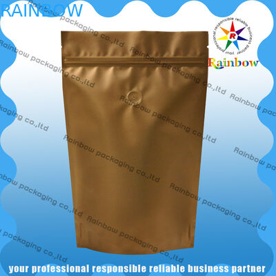 Aluminum Foil Plastic Pouches With Zipper For Tea Packaging
