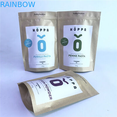 Custom Pirnted Biodegradable Bags Eco-friendly Bags Kraft Paper  PLA Bags