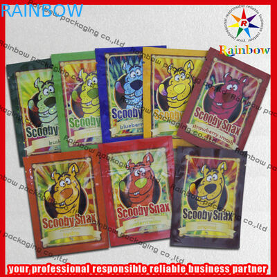 Foil Laminated Zip Plastic Bags Herbal Incense With Top Zipper