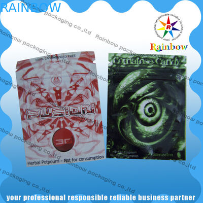 Aluminum Foil Plastic Pouches Packaging With Three-side Sealed