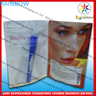 Aluminum Foil Cosmetic Packaging Bag Bpa Free With Zip Lock