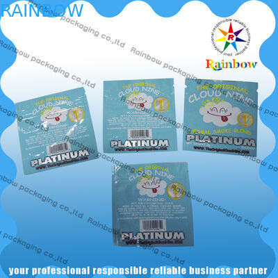 Cloud 9 Herbal Incense Zip Plastic Bags With Zipper For Home