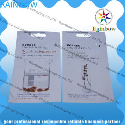 Korres Comestic Packaging Bag With Clear Window And Handle Hole