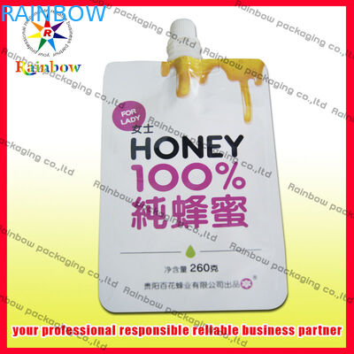 Resealable Liquid Spout Pouch Packaging Non Leakage For Jelly