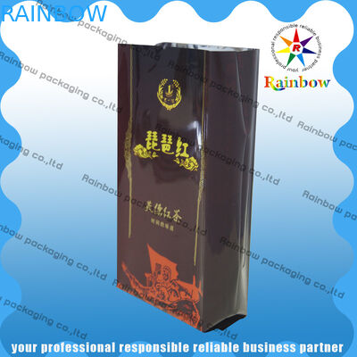 Aluminum Foil Tea Bags Packaging Side Sealed With Color Printing