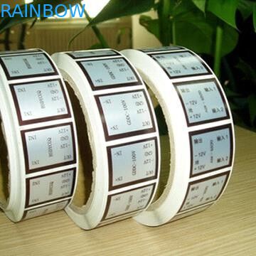 Customized Packaging Plastic Film , Transparent Barcode Self-adhesive Sticker