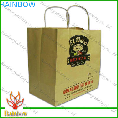 Take Away Paper Shopping Bags With Handle And Beautiful Design