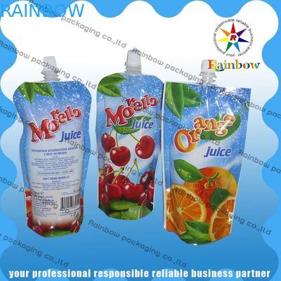 Recyclable Plastic Pouches Packaging , Customized PET / AL / NY / PE Stand Up Pouch