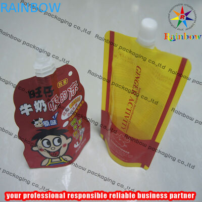 Colorful Printing Custom Stand up Food Grade Plastic Bags Packaging With Zip Lock