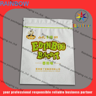 Custom PET / AL / PE  Printing Mylar Snack Bag Packaging With Colorful Printing